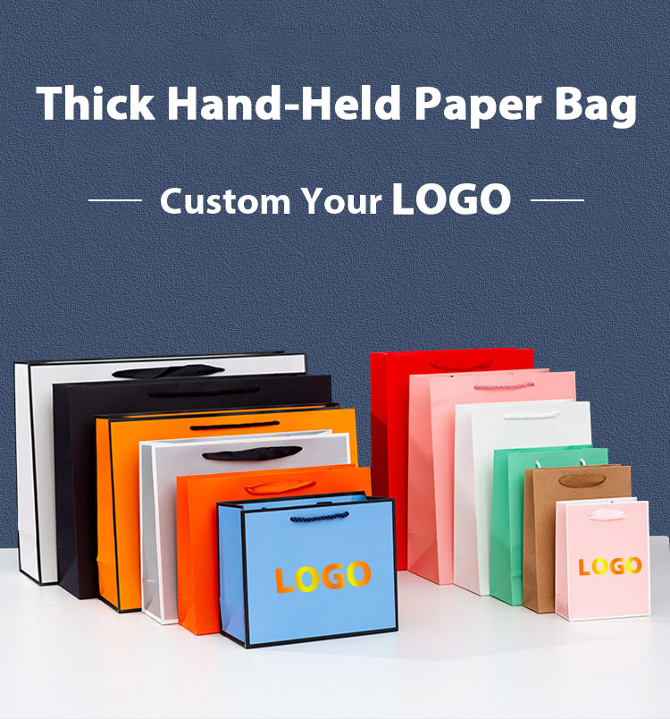 Custom Shopping Paper Gift Bag 